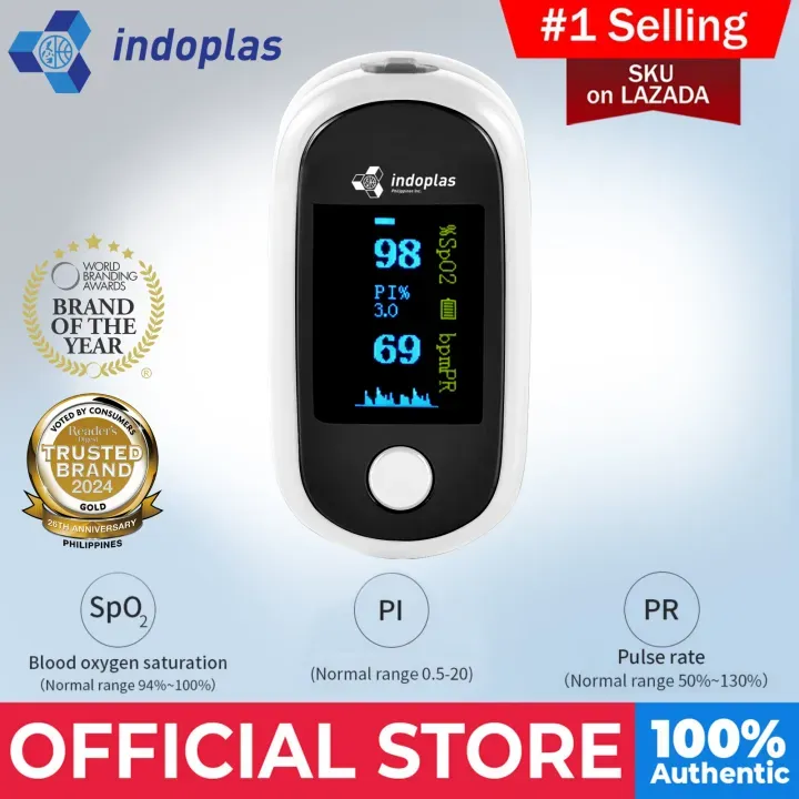 Indoplas Innovo Premium Rechargeable Pulse Oximeter Indoplas SPO Medical 5550 Pulse Oximeter